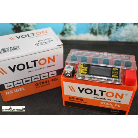 Baterie Volton GTX 4L-BS 12v 4Ah/50A