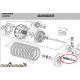 Set Bucsi/Arcuri Ambreiaj GasGas Ec 250/300 2t