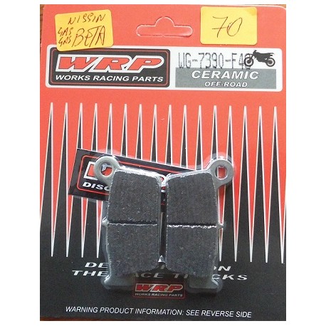 Placute Frana Spate Nissin WRP Ceramic