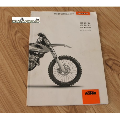 Carta Utilizare Ktm Exc-f 250 2017